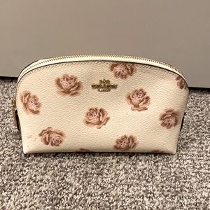 Coach mini makeup bag
